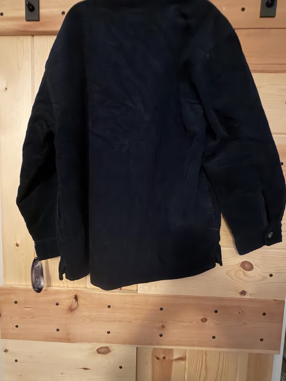 burnside Black Button-Front Utility Jacket - Picture 2 of 4